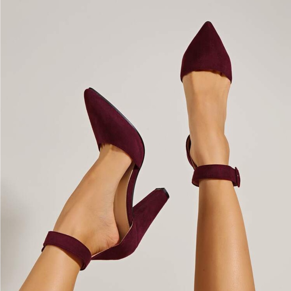 Burgundy Heels - Picture 2 of 2